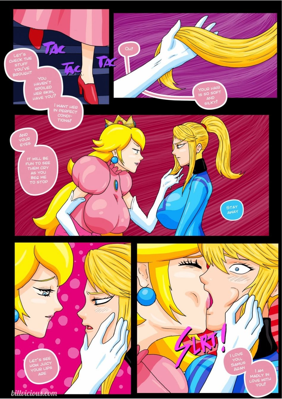 Nintendo fantasies Peach X Samus porn comic picture 12