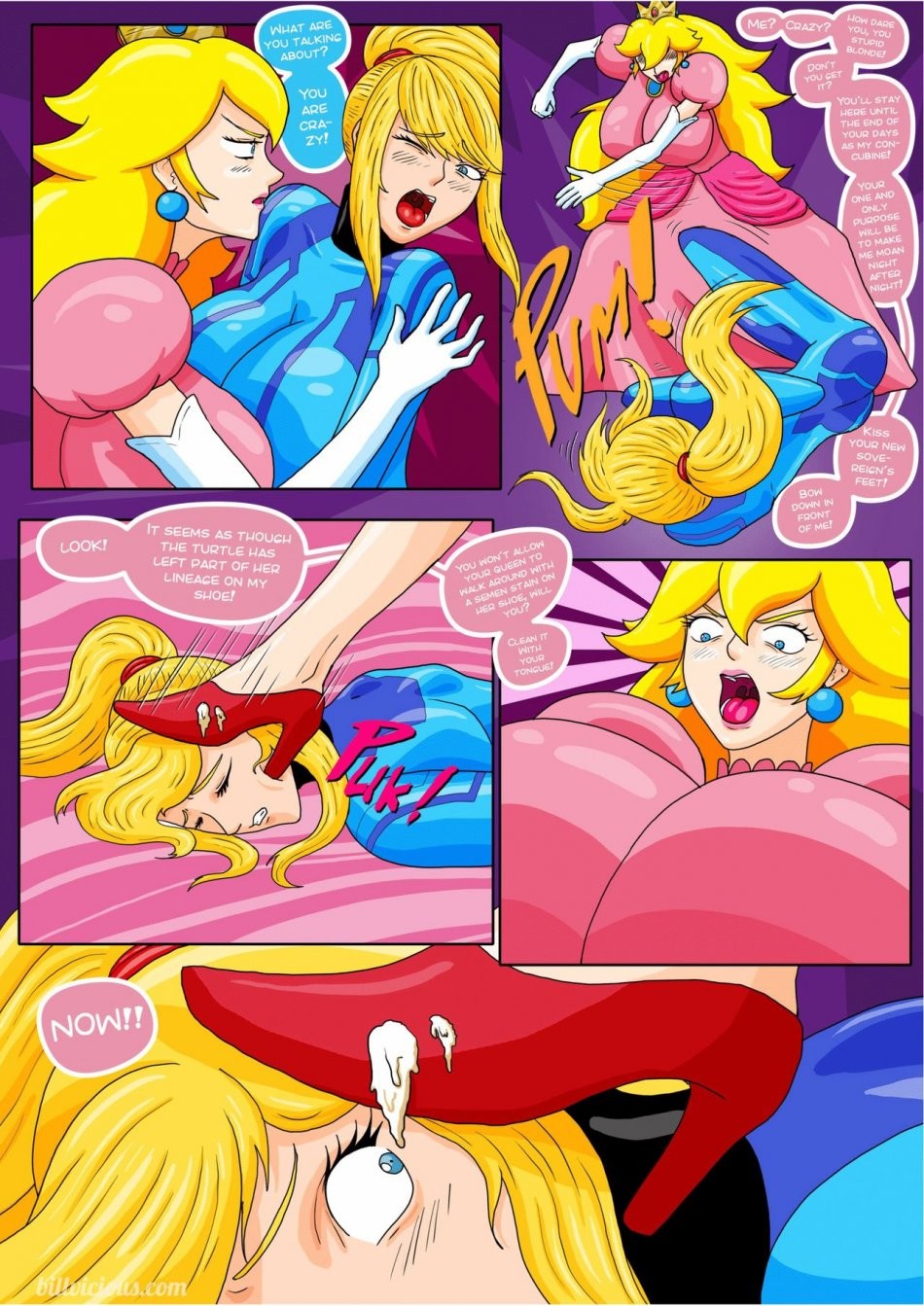 Nintendo fantasies Peach X Samus porn comic picture 13