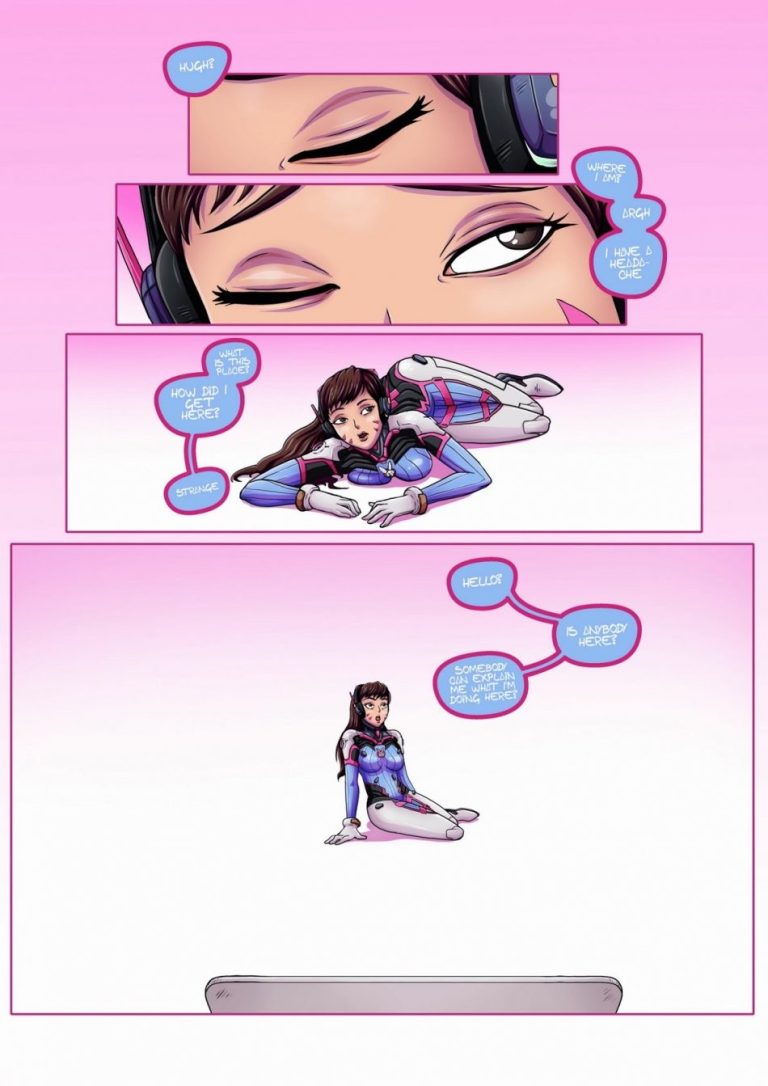Overwatch X: D.VA's humiliation porn comic picture 4