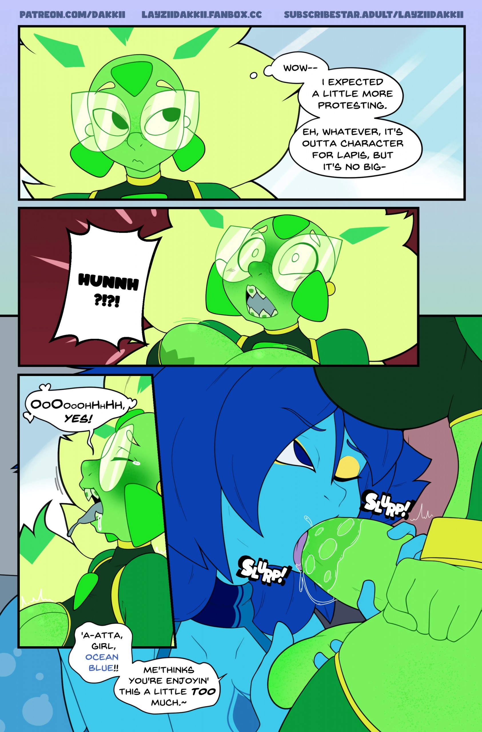 Peridot and Lapis Lazuli Cut Your Loses porn comic picture 3