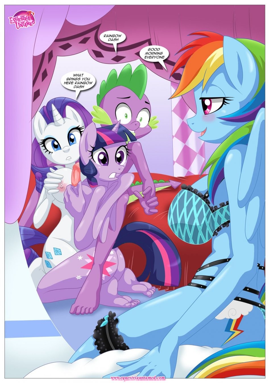 Rainbow Dash's game of Extreme PDA porn comic picture 11