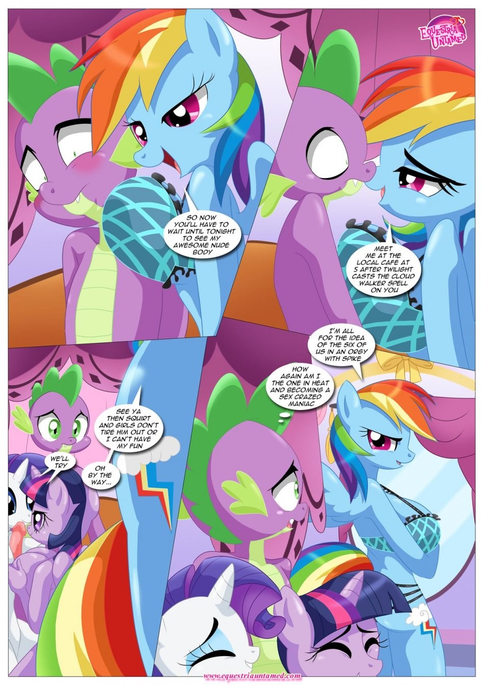 Rainbow Dash's game of Extreme PDA porn comic picture 13