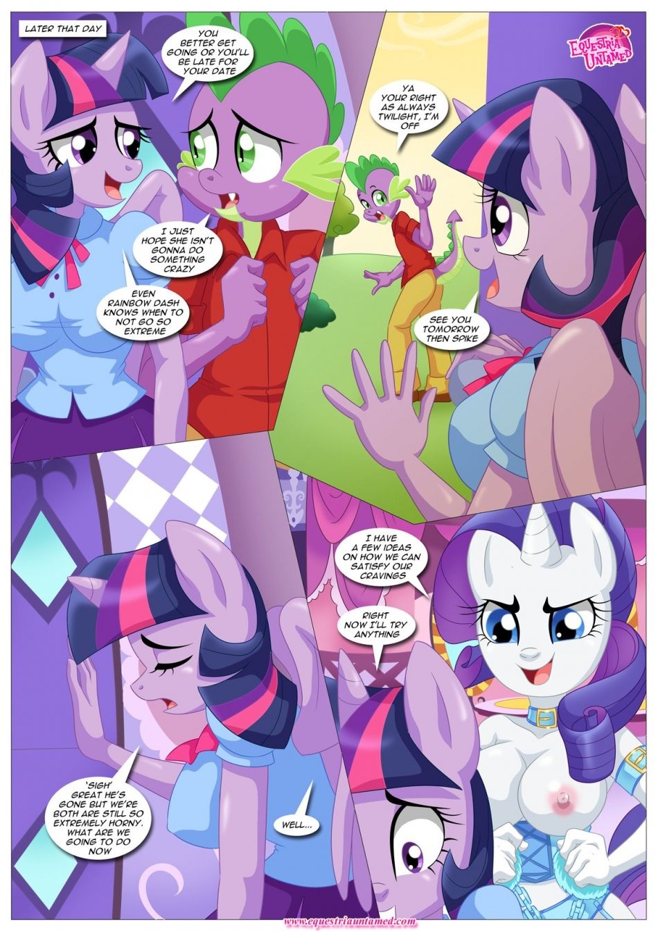 Rainbow Dash's game of Extreme PDA porn comic picture 14
