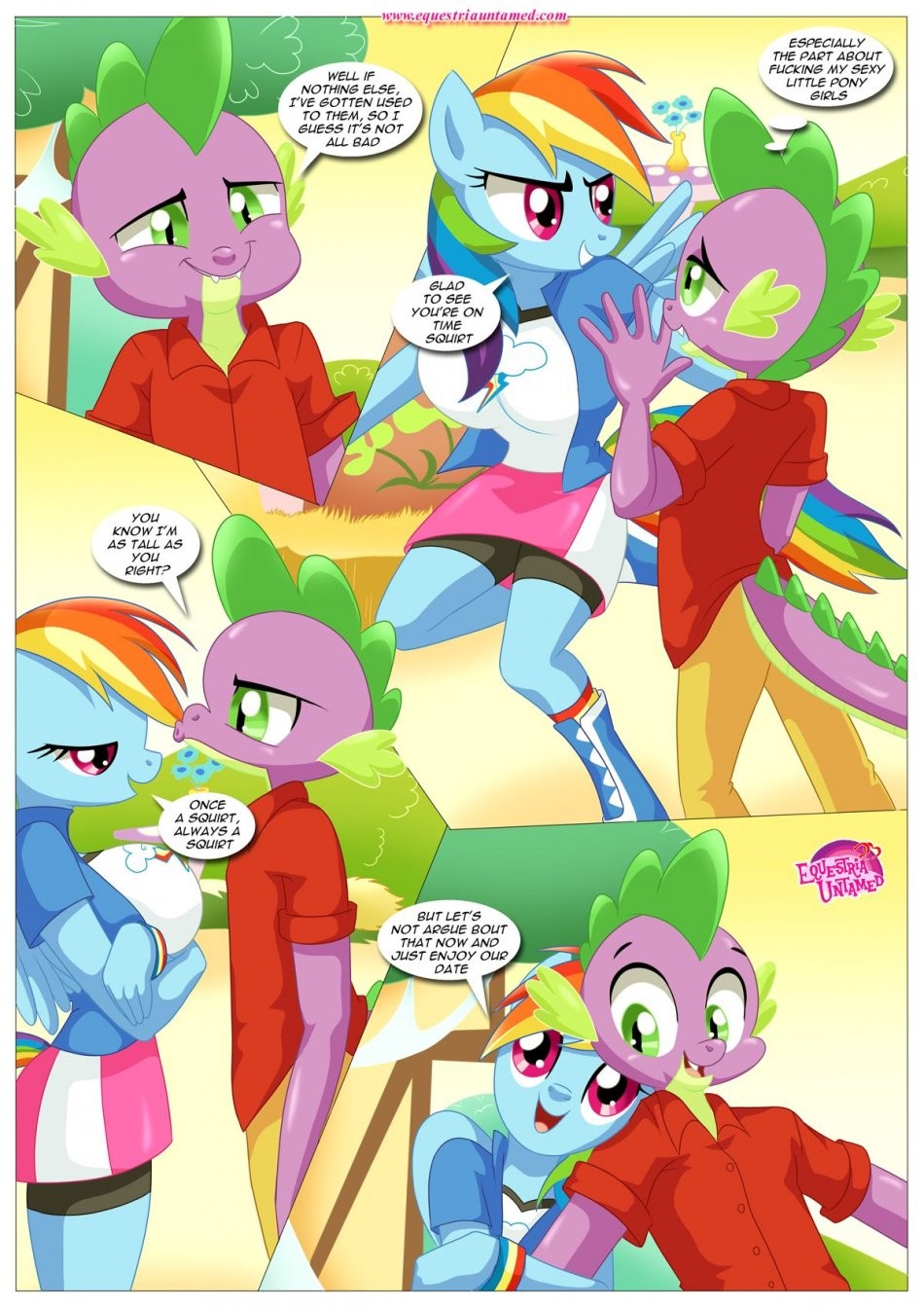 Rainbow Dash's game of Extreme PDA porn comic picture 19