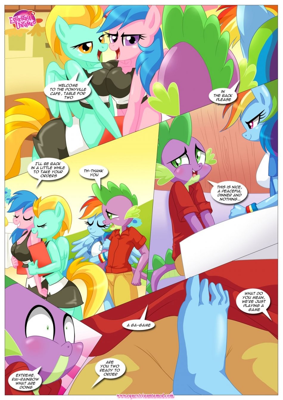 Rainbow Dash's game of Extreme PDA porn comic picture 20