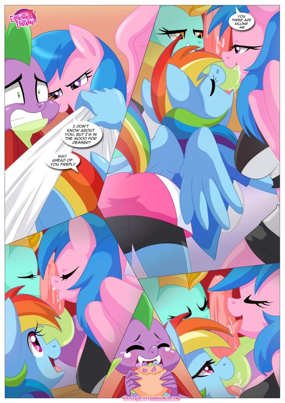 Rainbow Dash's game of Extreme PDA porn comic picture 26