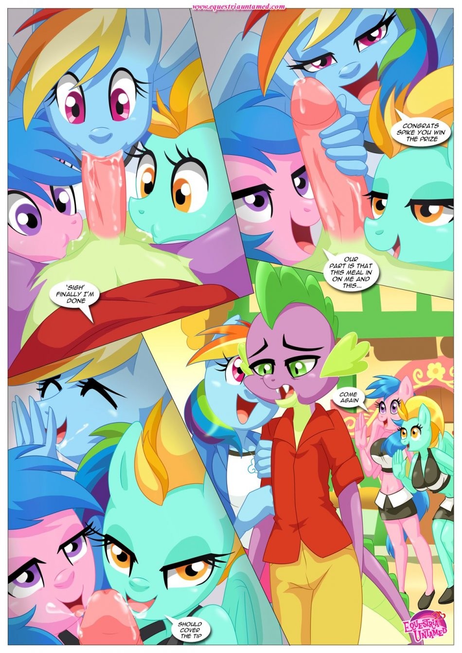 Rainbow Dash's game of Extreme PDA porn comic picture 27