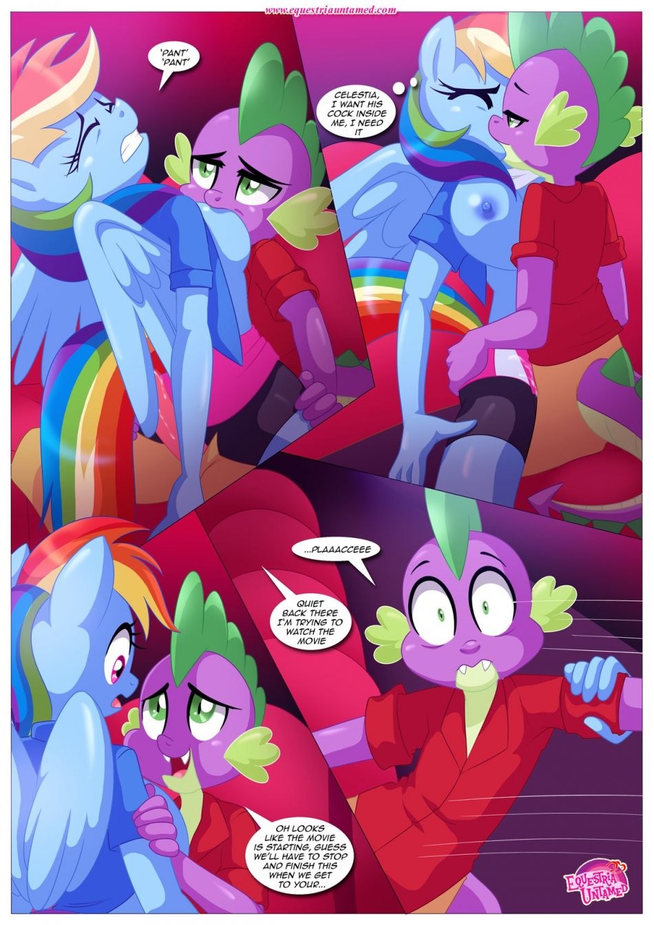 Rainbow Dash's game of Extreme PDA porn comic picture 31