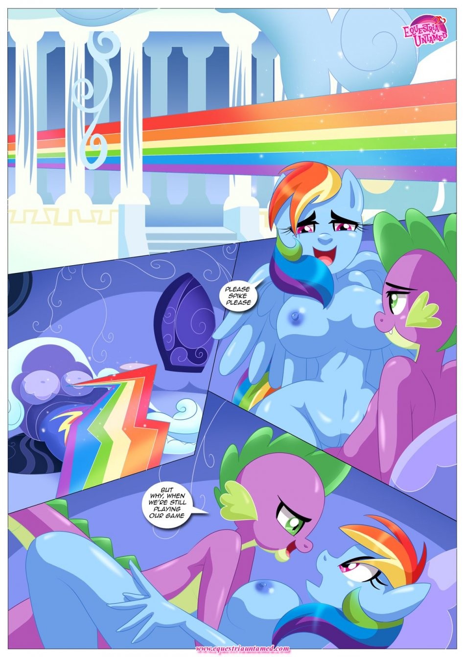 Rainbow Dash's game of Extreme PDA porn comic picture 33