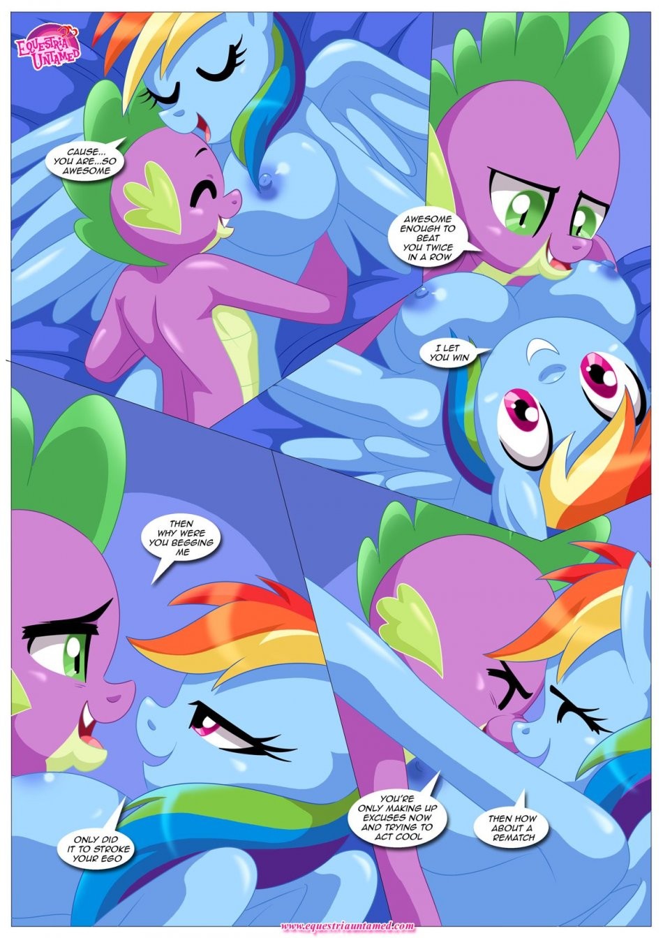 Rainbow Dash's game of Extreme PDA porn comic picture 39