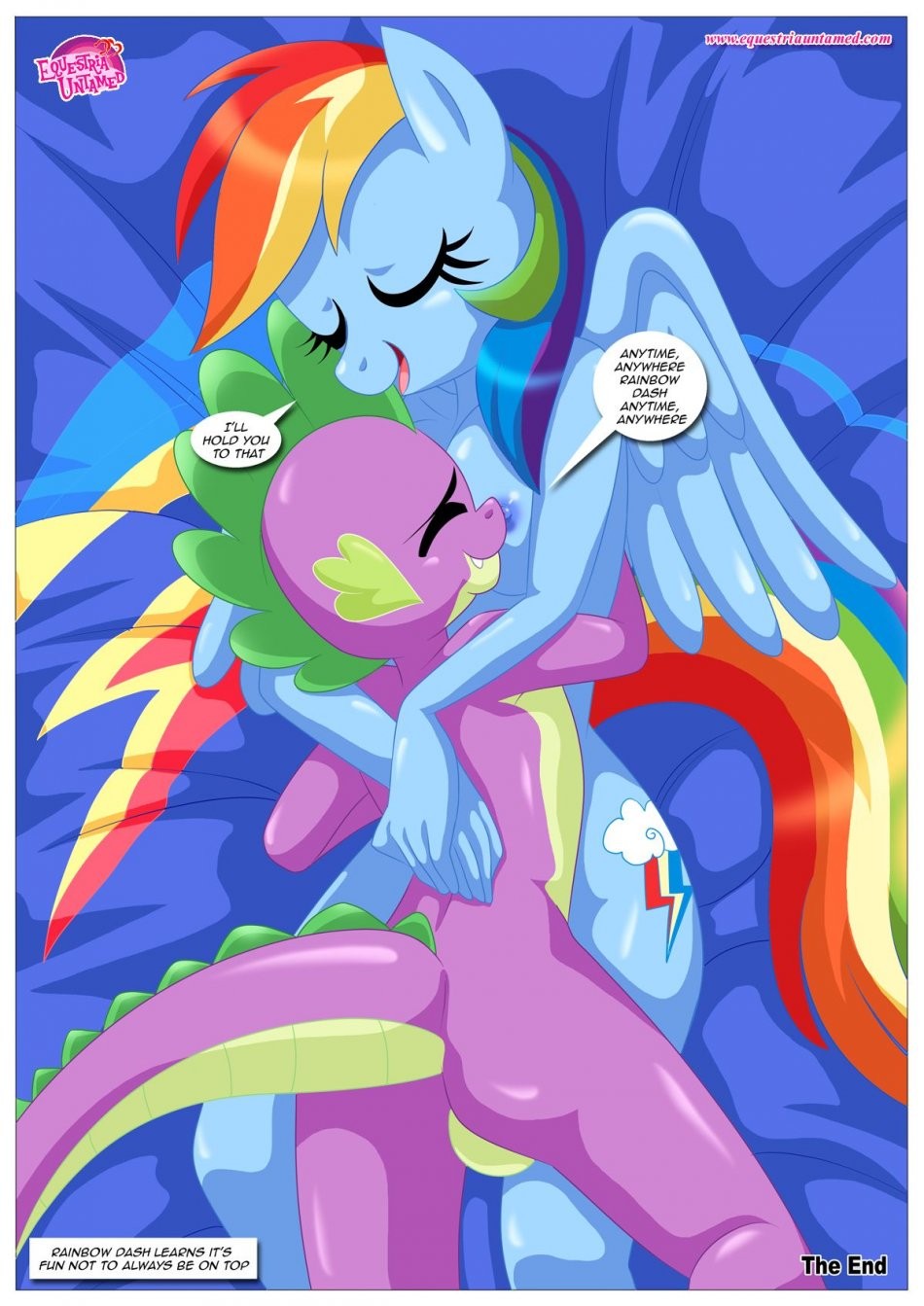 Rainbow Dash's game of Extreme PDA porn comic picture 40