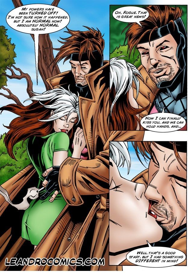 Rogue loses her powers porn comic picture 7
