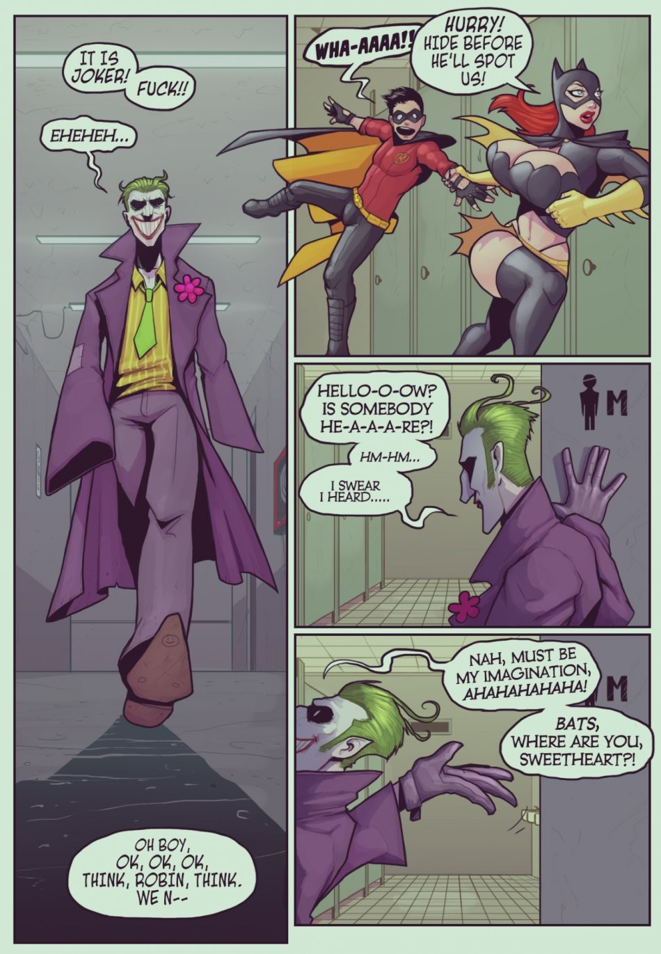 Ruined Gotham: Batgirl loves Robin porn comic picture 4