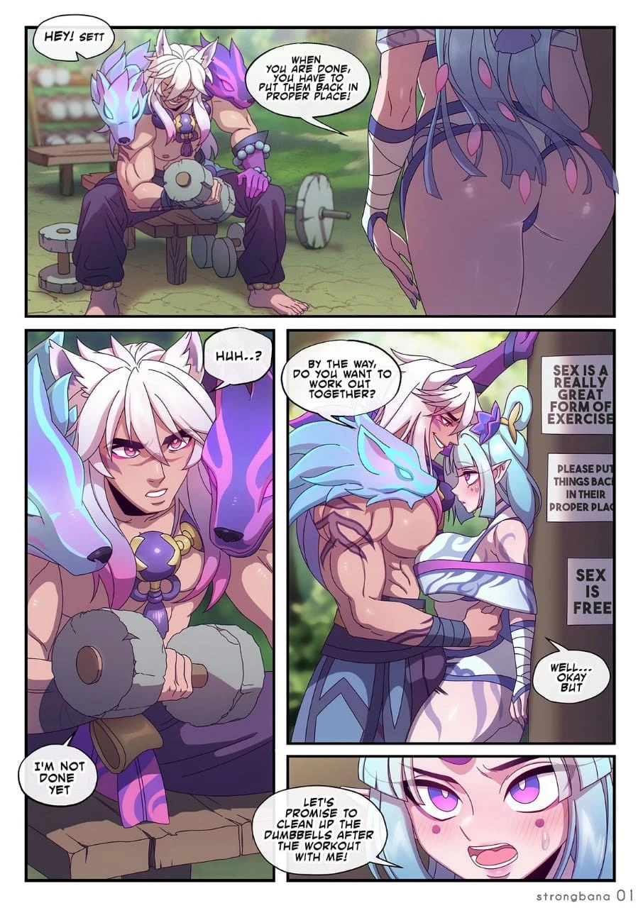 Sett x Soraka spirit blossom porn comic picture 1
