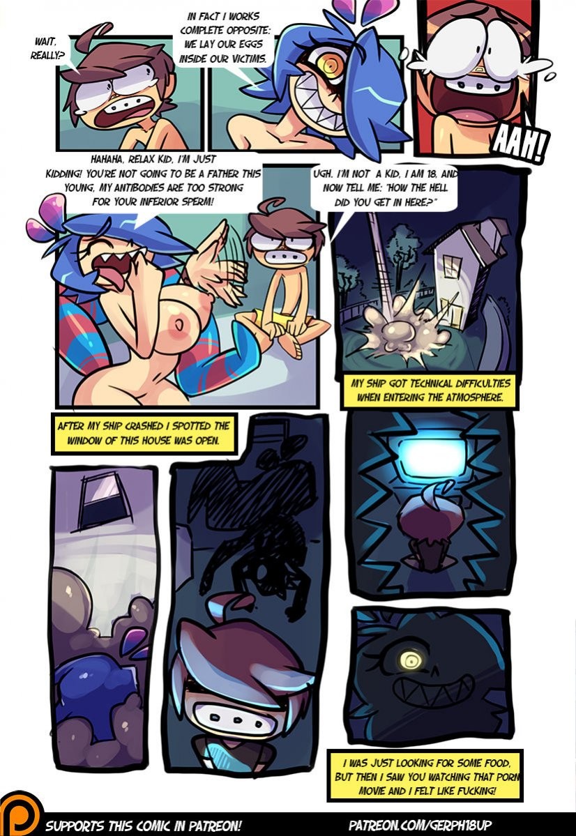 Skarpworld: The Girl With Sharp Teeth porn comic picture 8