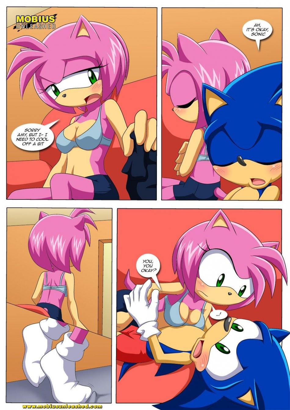 SONAMY with a twist porn comic picture 10