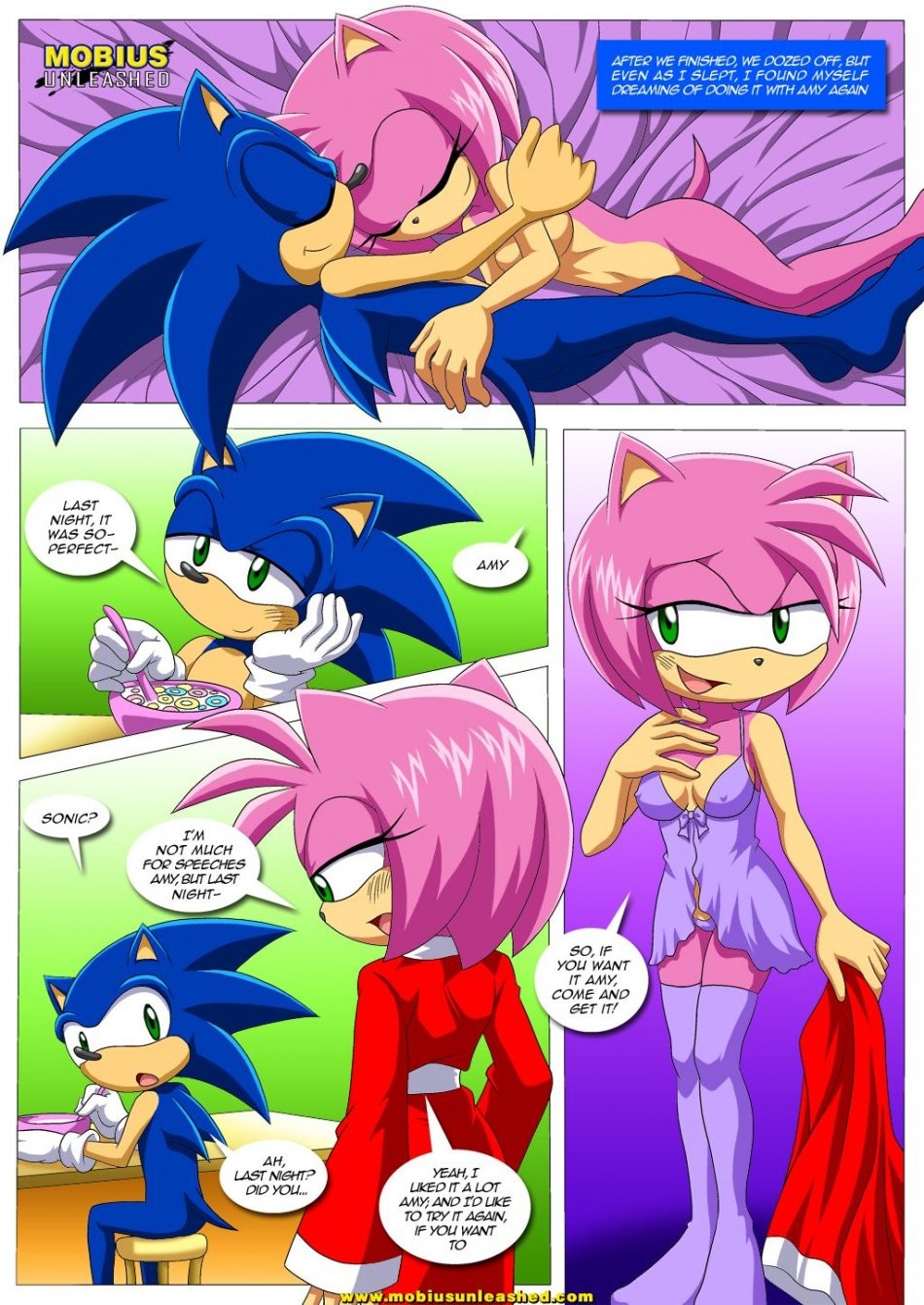 SONAMY with a twist porn comic picture 16