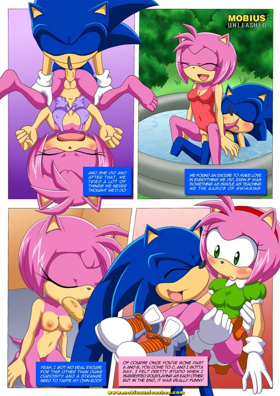 SONAMY with a twist porn comic picture 17