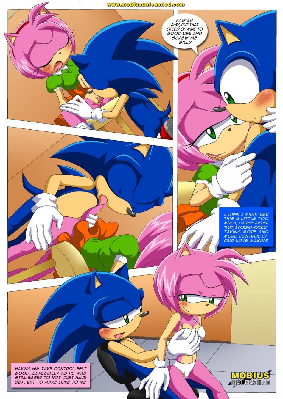 SONAMY with a twist porn comic picture 18