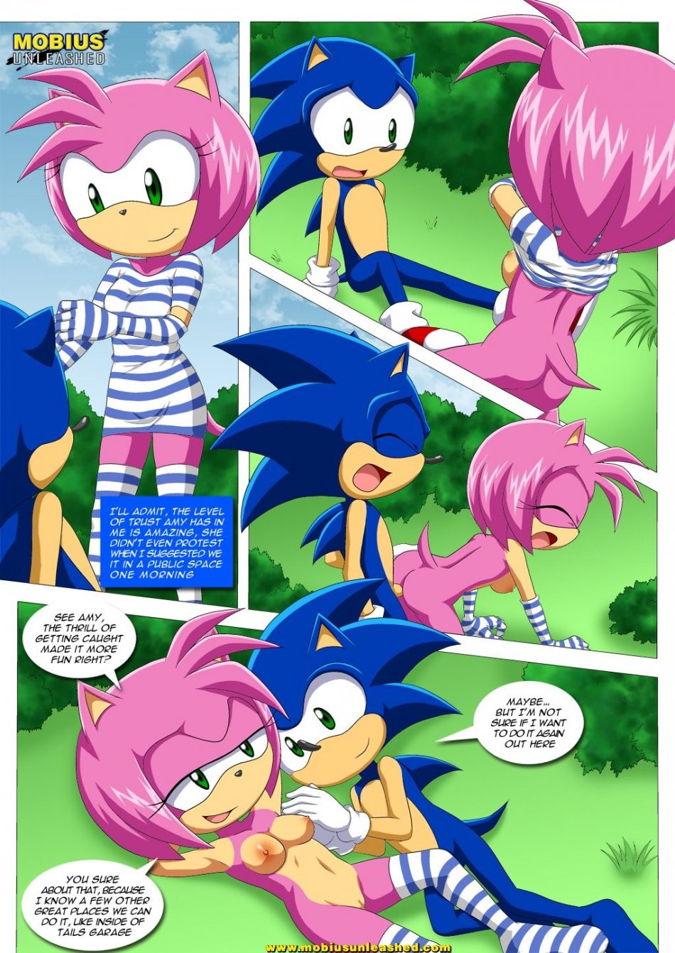 SONAMY with a twist porn comic picture 19