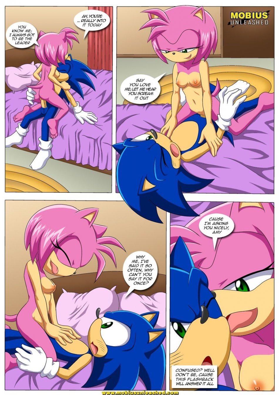SONAMY with a twist porn comic picture 2