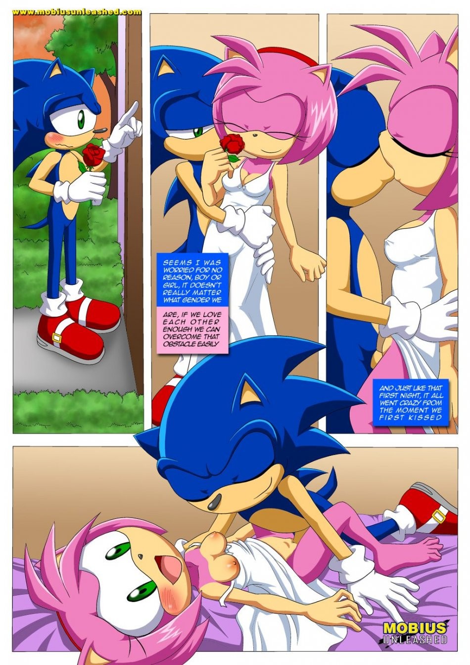 SONAMY with a twist porn comic picture 22