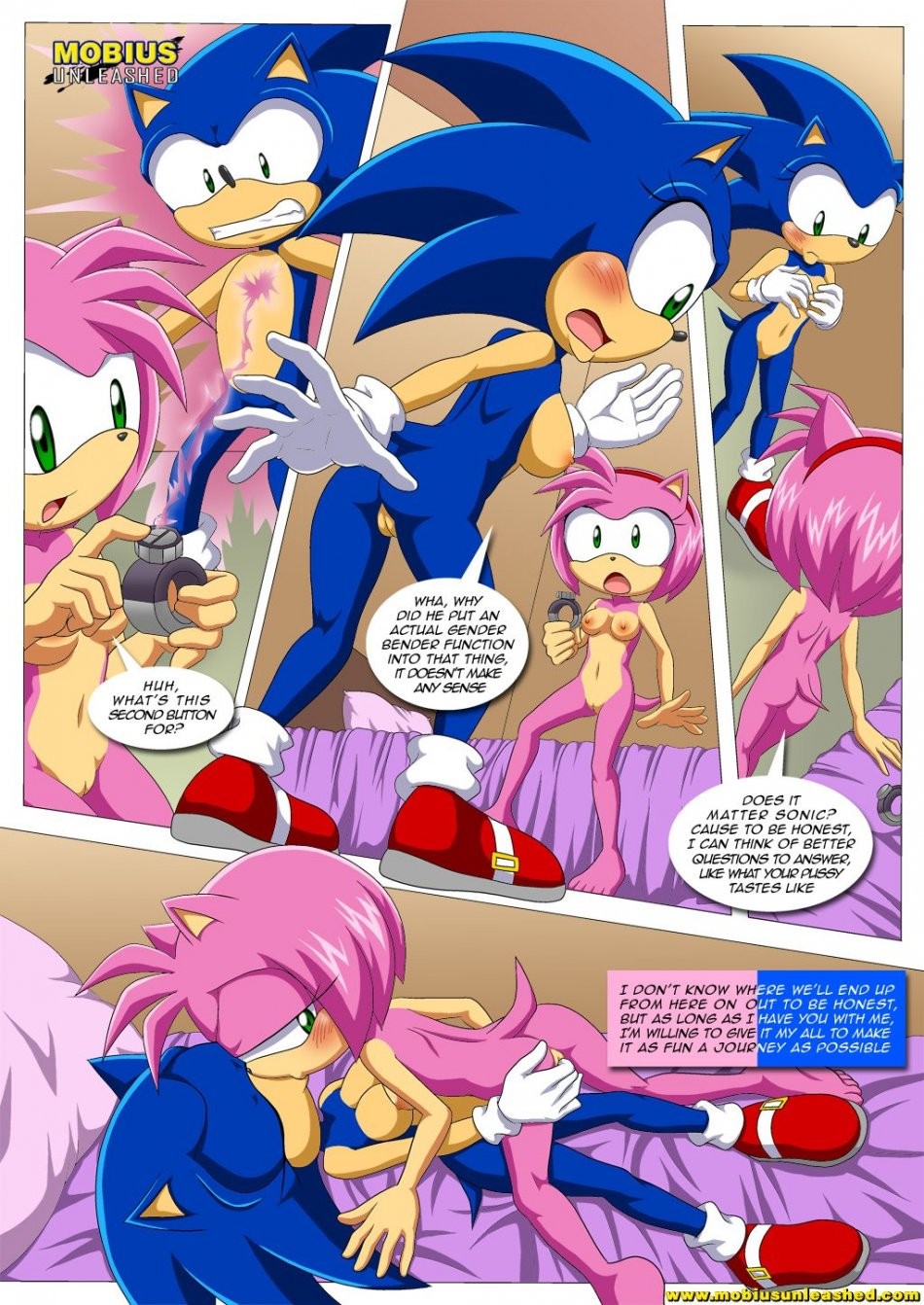 SONAMY with a twist porn comic picture 24