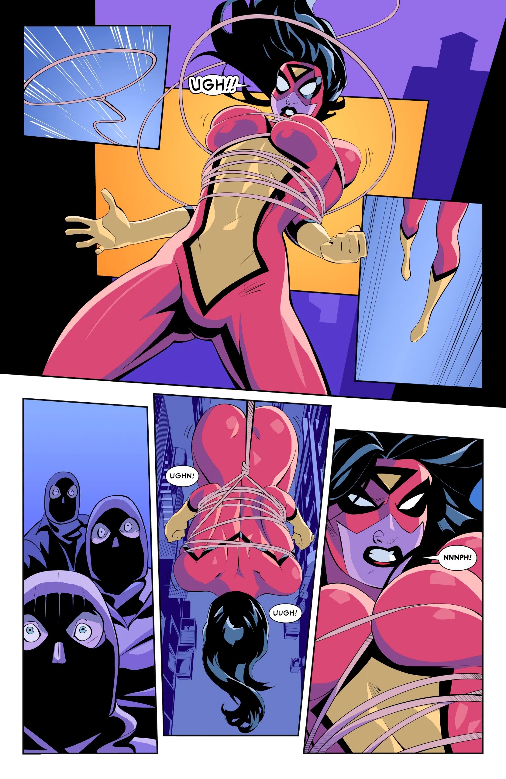 Spider-Woman Return of Hangman 1 porn comic picture 13