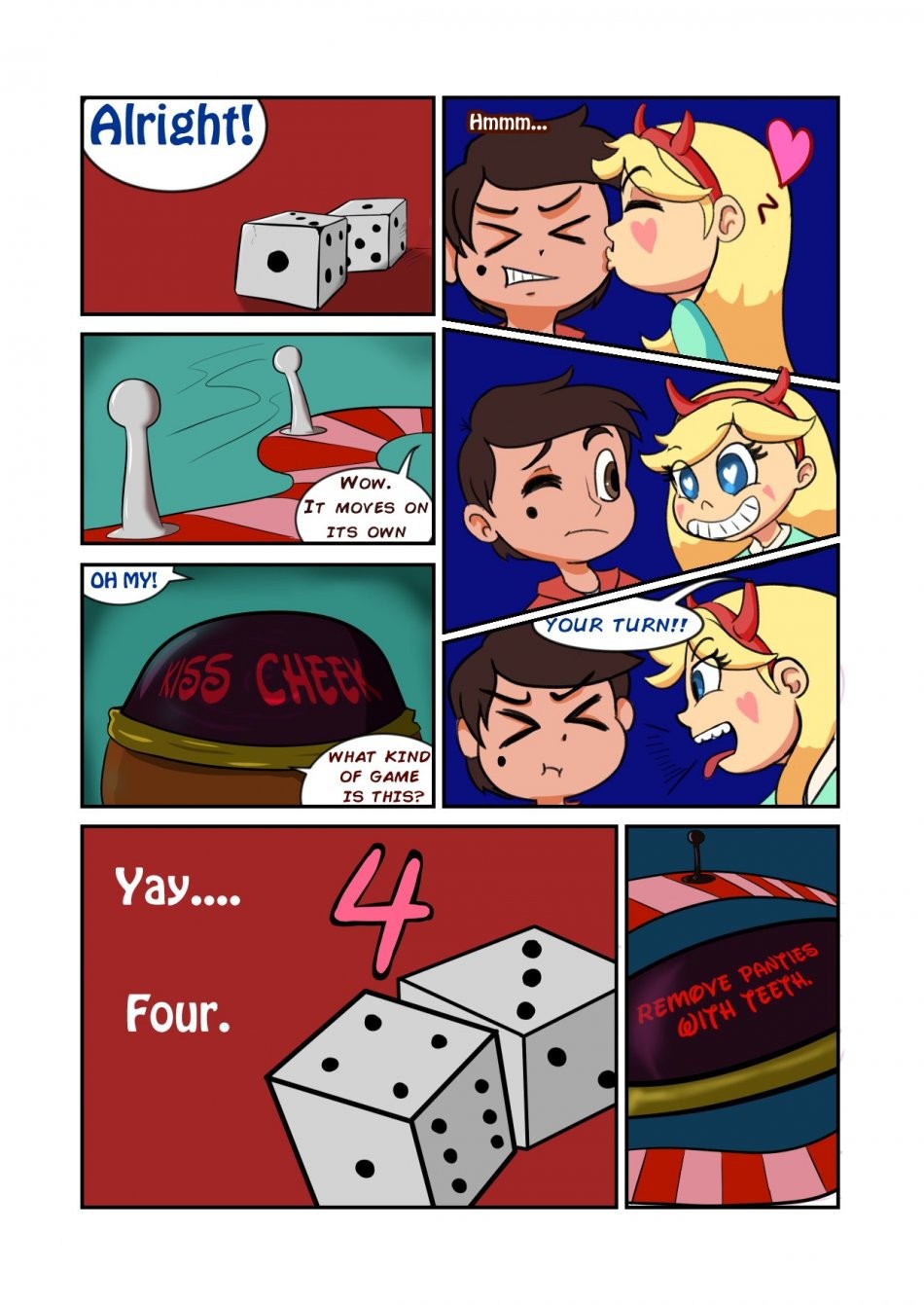 Board Games Porn - Star Vs. the board game of lust Porn comic, Rule 34 comic, Cartoon porn  comic - GOLDENCOMICS