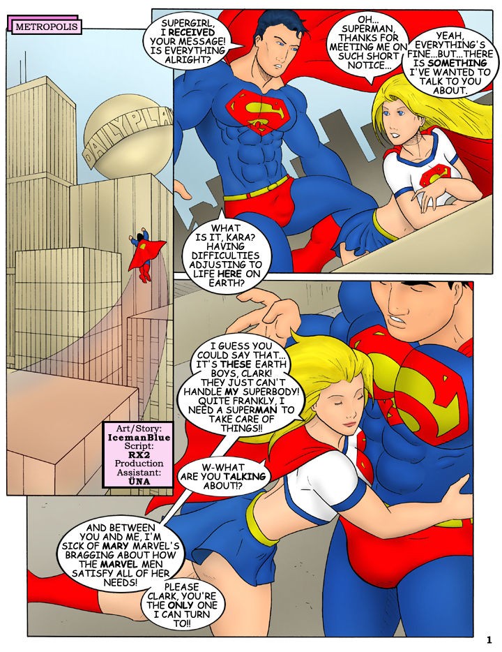 Supergirl porn comic picture 2