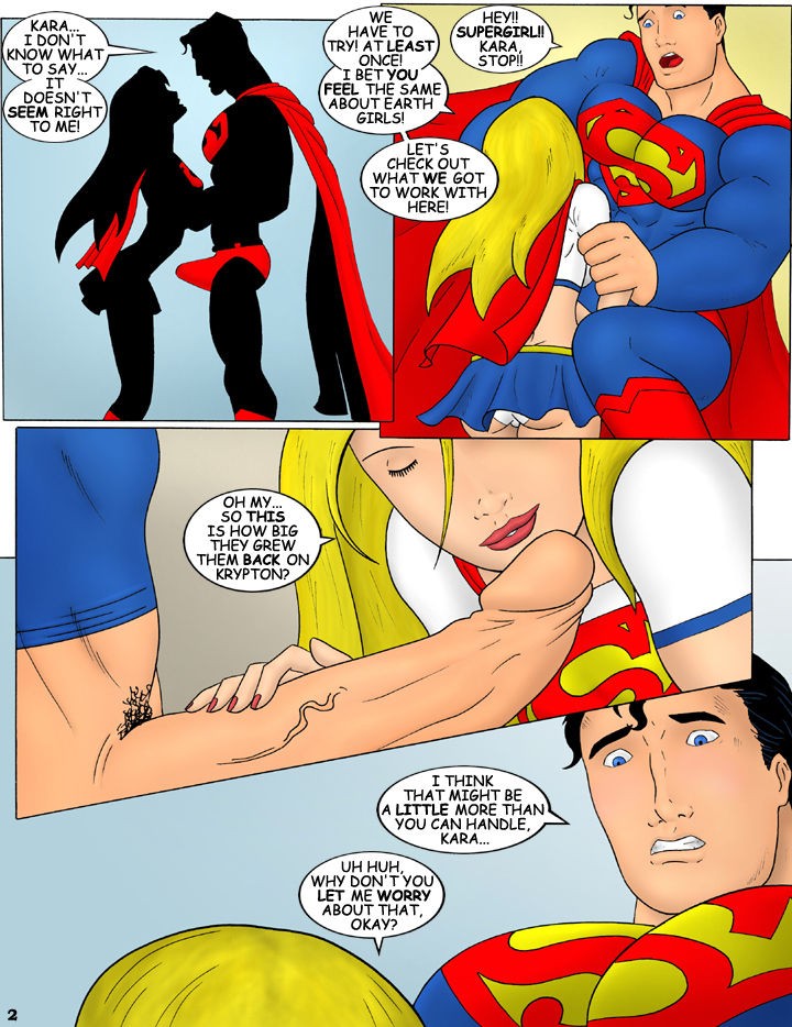 Supergirl porn comic picture 3