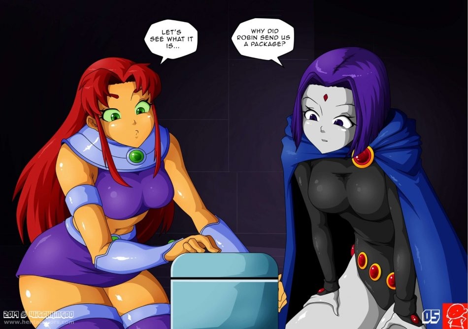Teen Titans the magic crystal porn comic picture 6