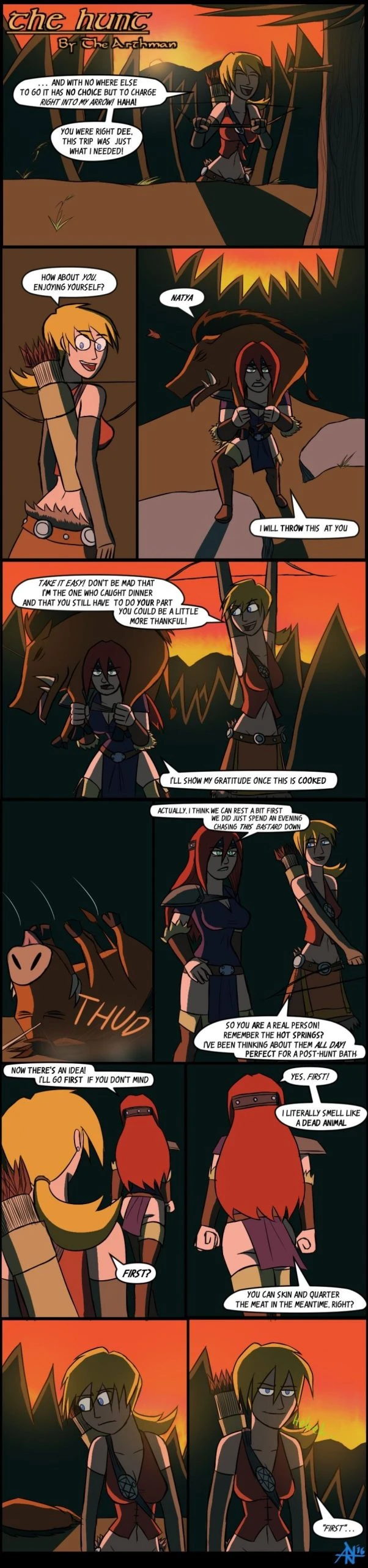 The Hunt porn comic picture 1