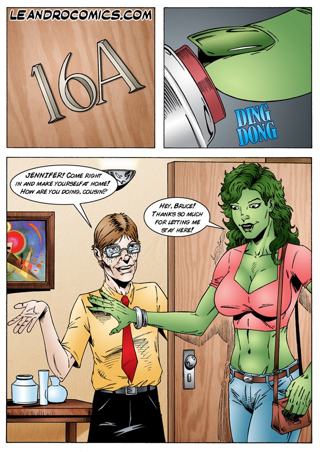 The Incredible Excited Hulk porn comic picture 1