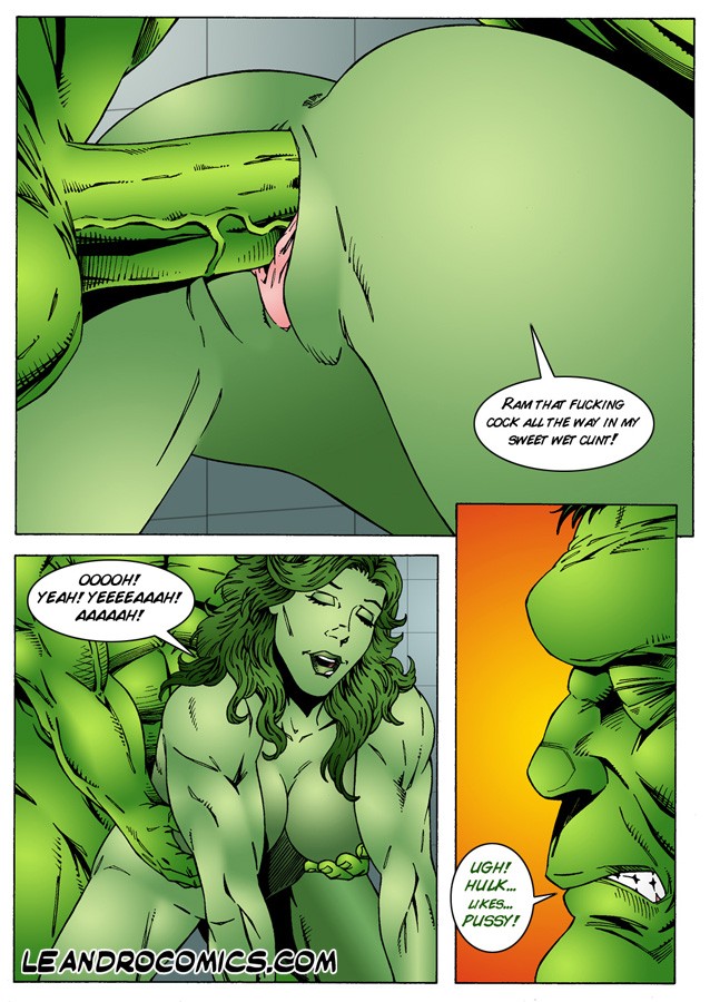 The Incredible Excited Hulk porn comic picture 10