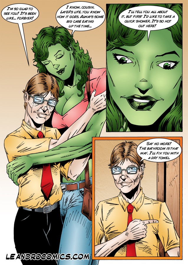 The Incredible Excited Hulk porn comic picture 2