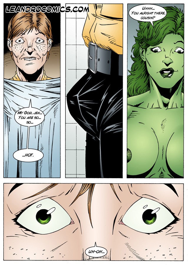 The Incredible Excited Hulk porn comic picture 4