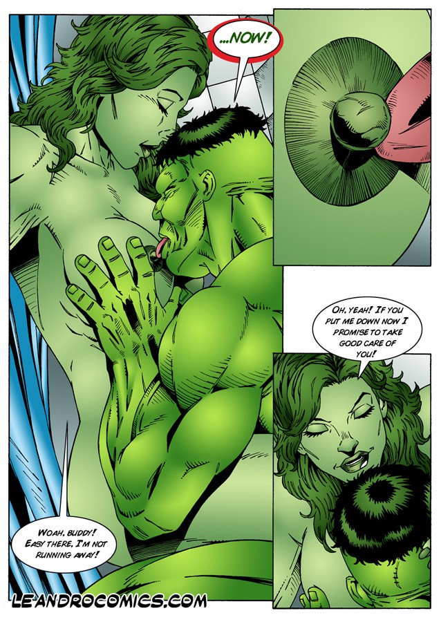 The Incredible Excited Hulk porn comic picture 7