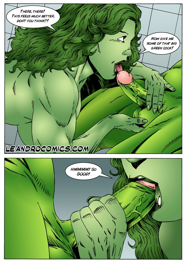 The Incredible Excited Hulk porn comic picture 8