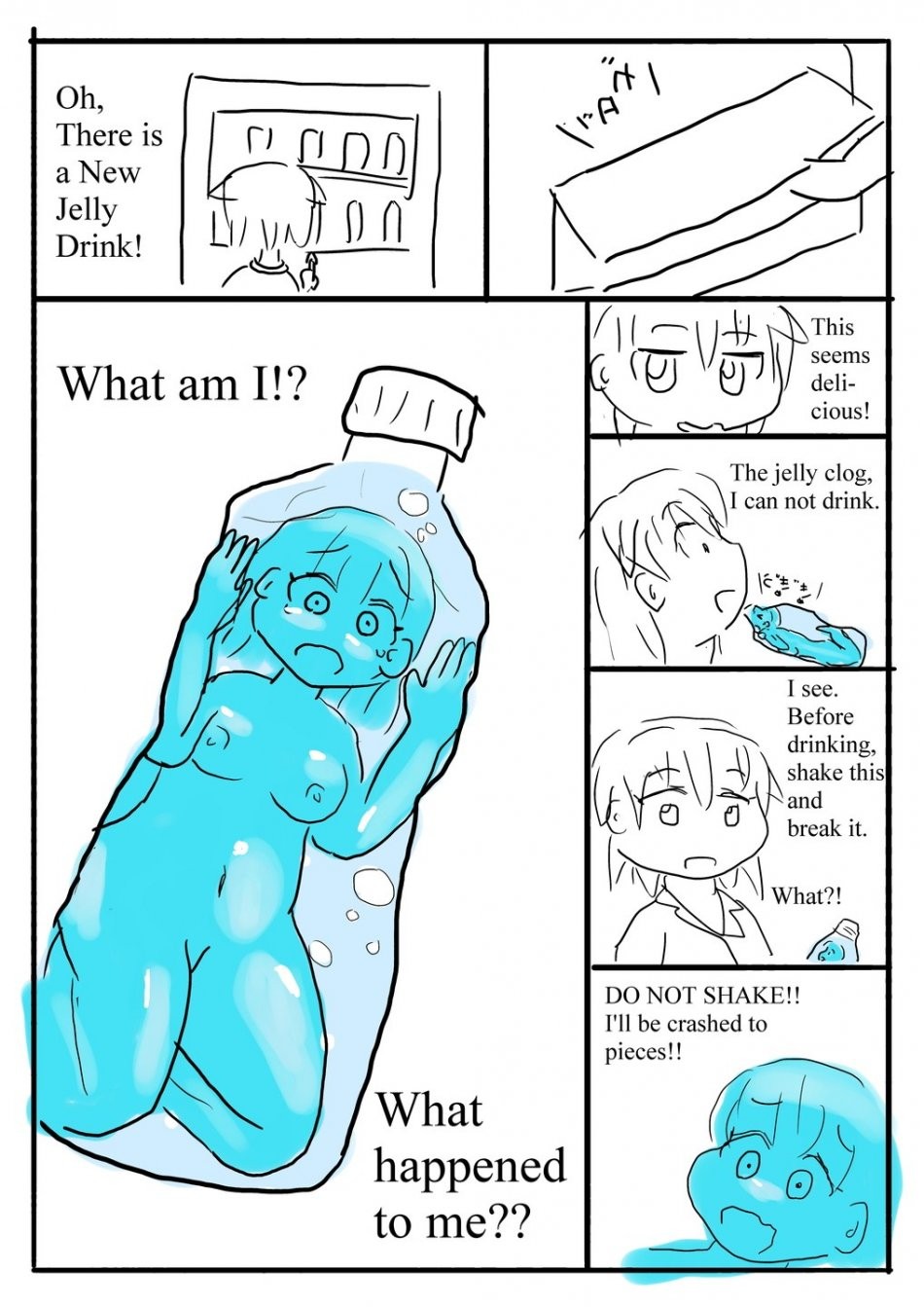 The Jelly Drink Onahole porn comic picture 5