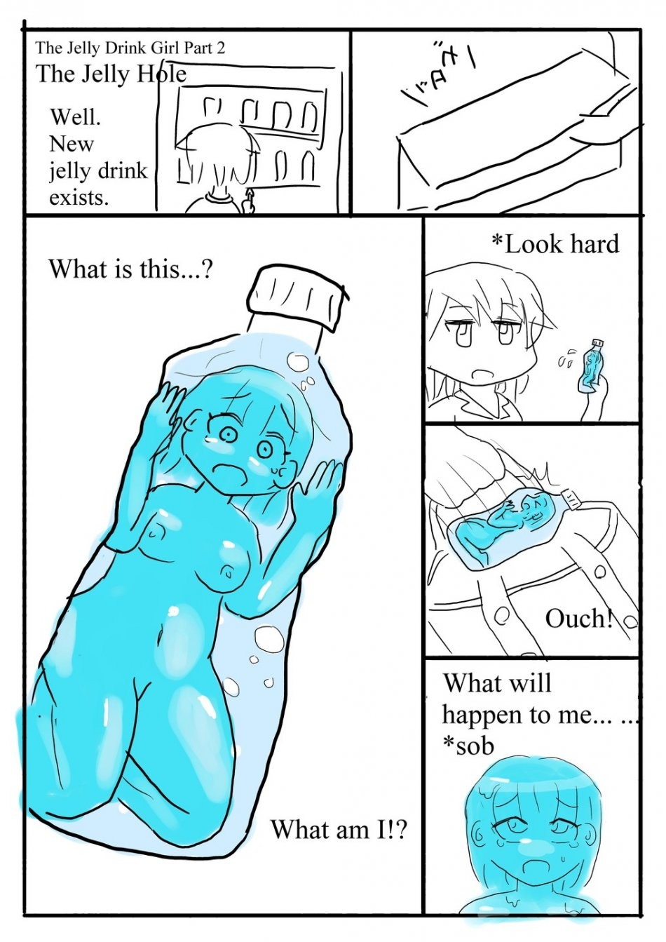 The Jelly Drink Onahole porn comic picture 7