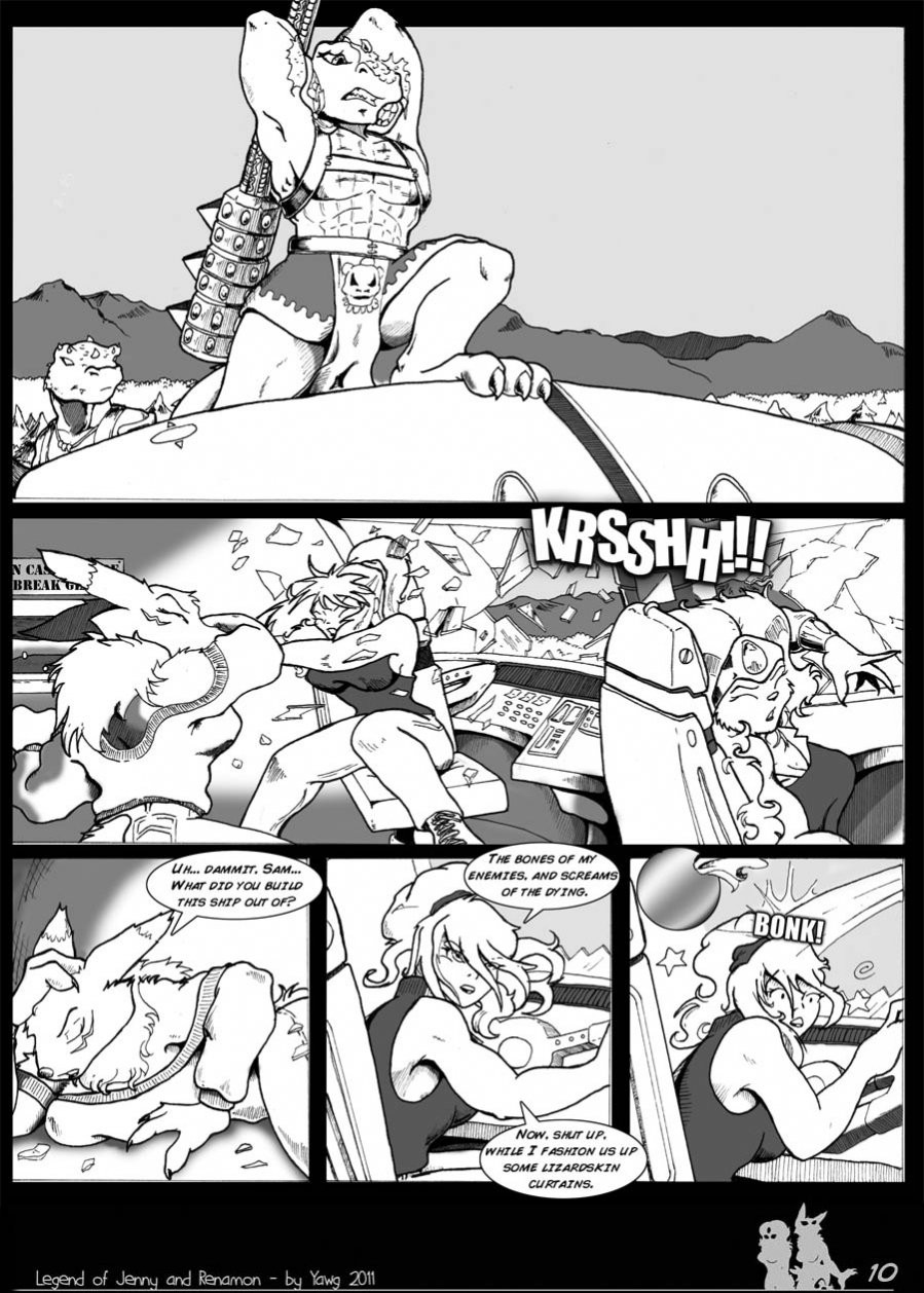 The Legend of Jenny and Renamon porn comic picture 11