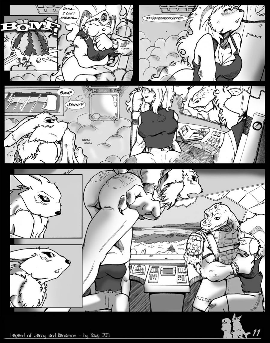 The Legend of Jenny and Renamon porn comic picture 12