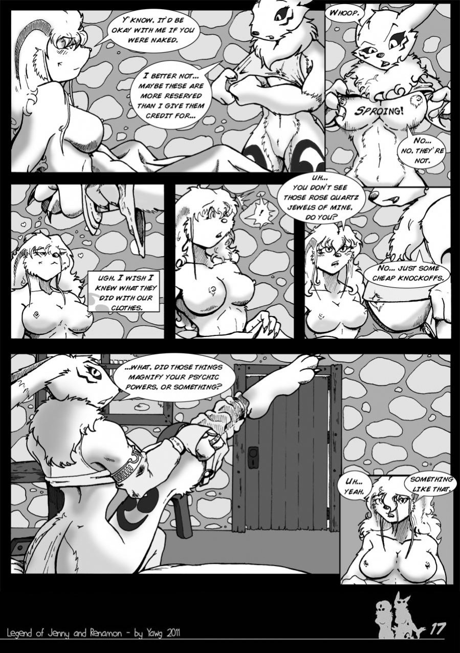 The Legend of Jenny and Renamon porn comic picture 18