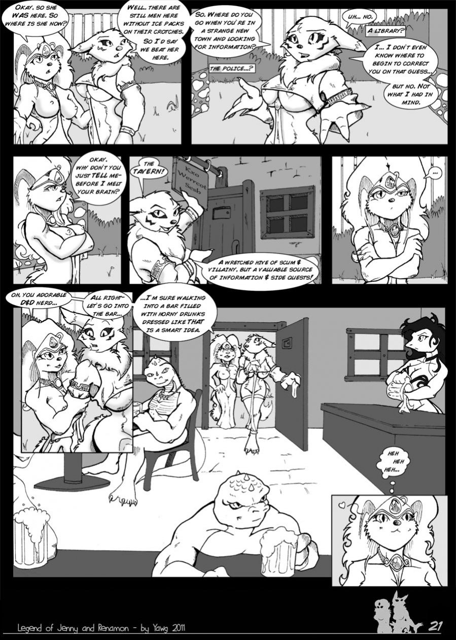 The Legend of Jenny and Renamon porn comic picture 22