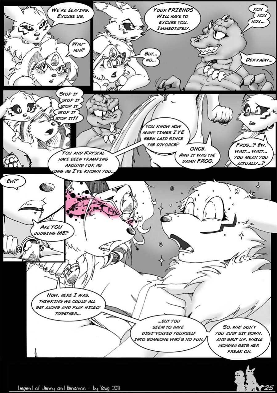The Legend of Jenny and Renamon porn comic picture 26