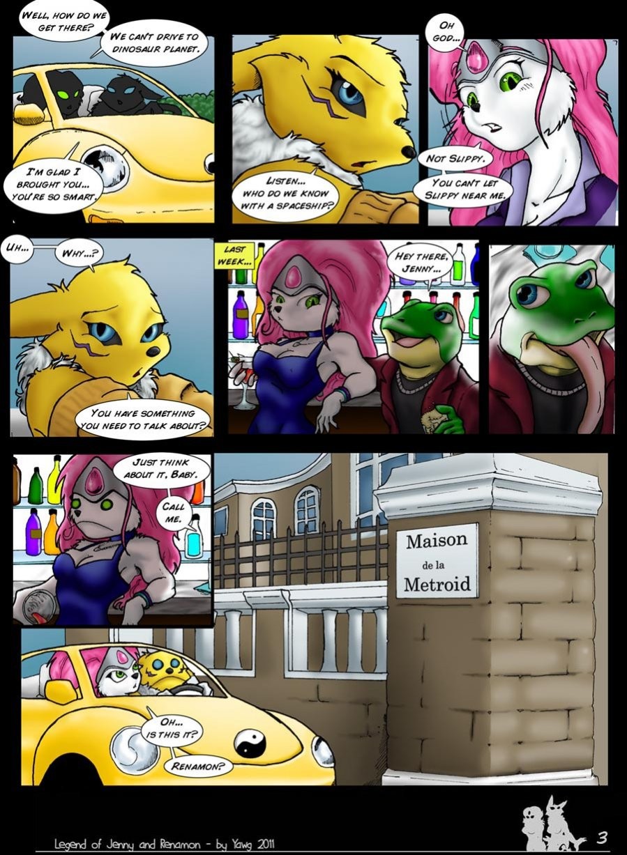 The Legend of Jenny and Renamon porn comic picture 4