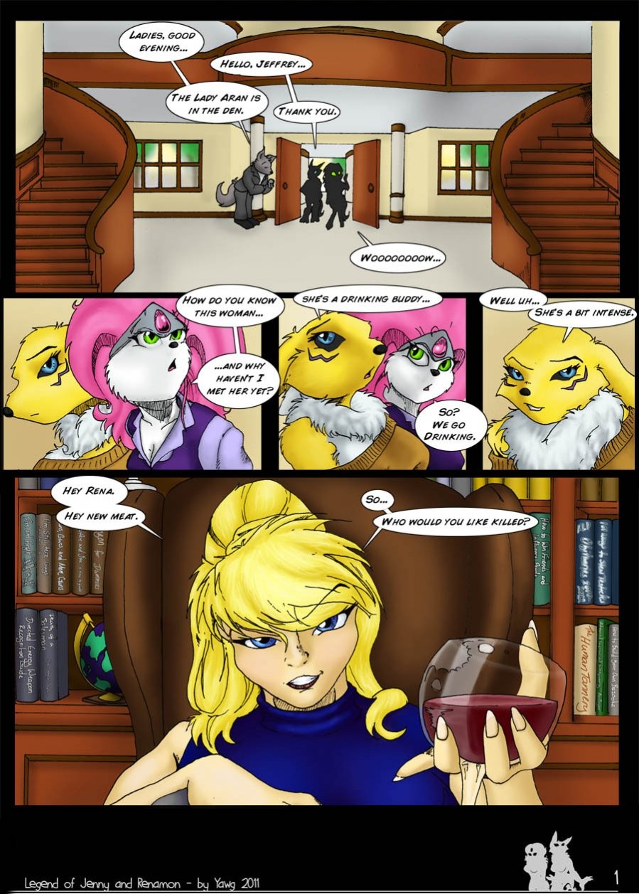 The Legend of Jenny and Renamon porn comic picture 5