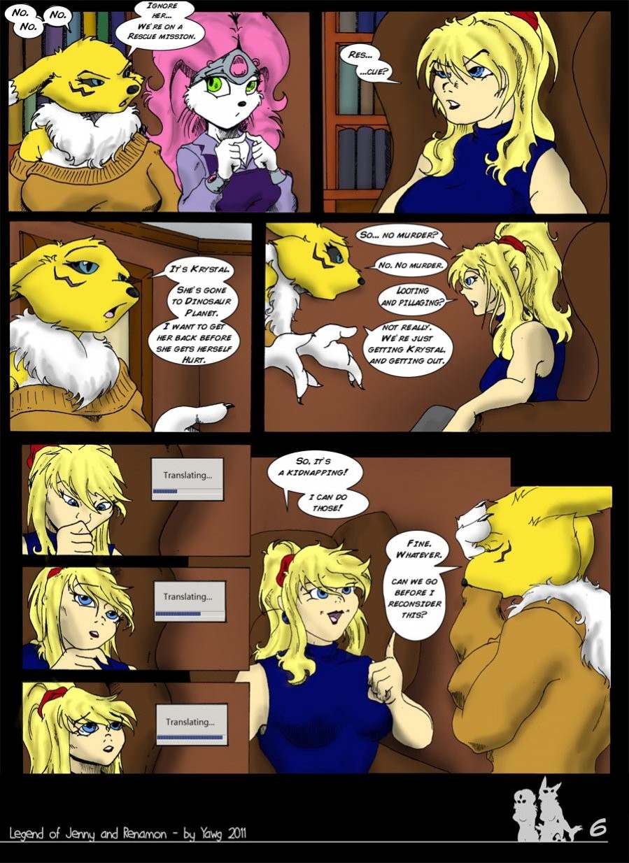 The Legend of Jenny and Renamon porn comic picture 7