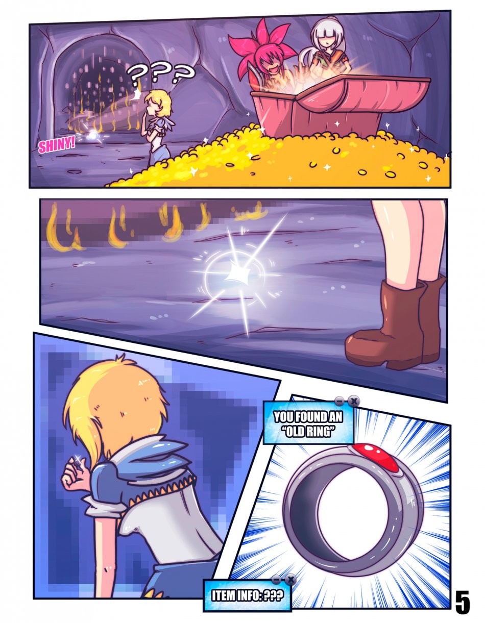 Treasure Hunters and the Ring of Arousal porn comic picture 7